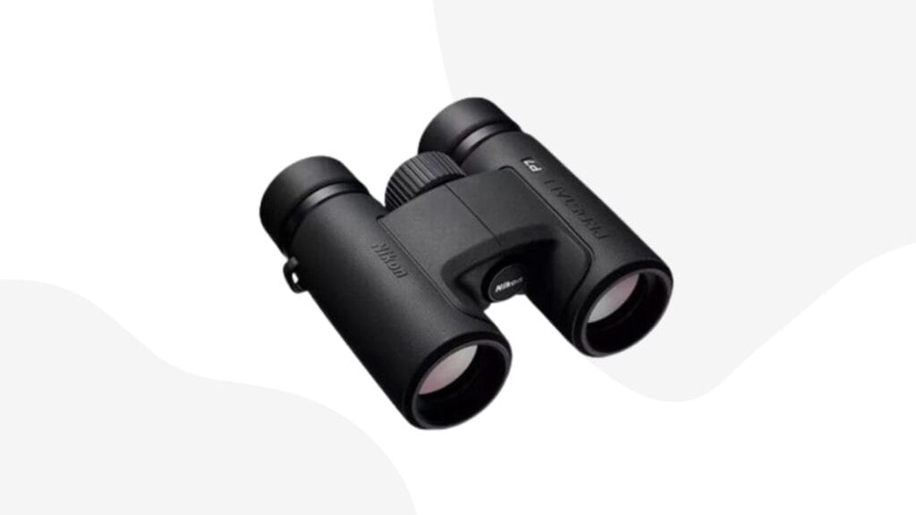 "Nikon PROSTAFF P7 10x42 Binoculars - High-performance binoculars with 10x magnification and 42mm objective lenses, offering exceptional clarity and brightness for various outdoor activities."