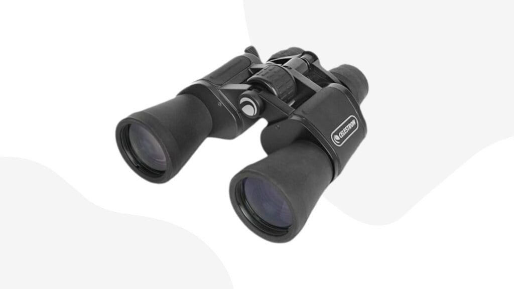 "Celestron Up Close G2 10x50 Binoculars - Versatile binoculars with 10x magnification and 50mm objective lenses, providing clear and detailed views for a variety of outdoor observations."