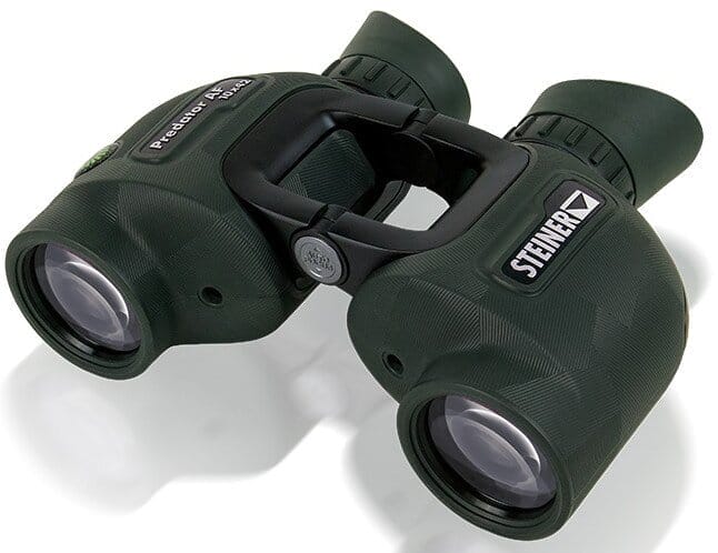 Steiner 10x42 Predator Binoculars, ready for action in any environment.
