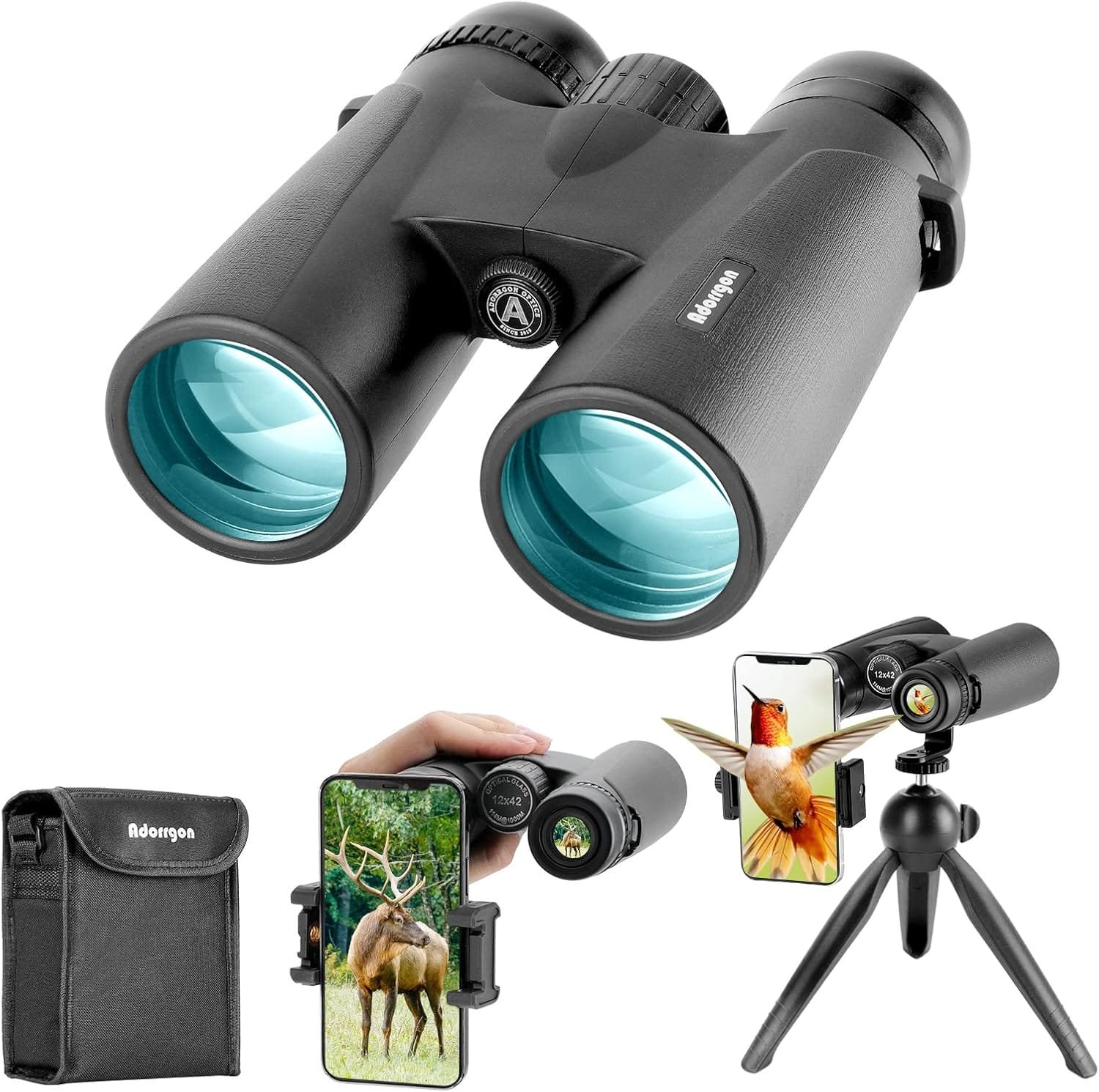 Adorrgon 12x42 HD Binoculars 